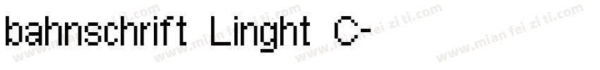 bahnschrift Linght C字体转换